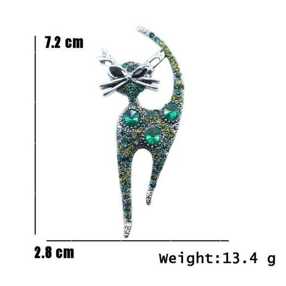 Cat Brooch - Picture 2 of 3